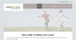 Desktop Screenshot of mindlifeclinic.com.au